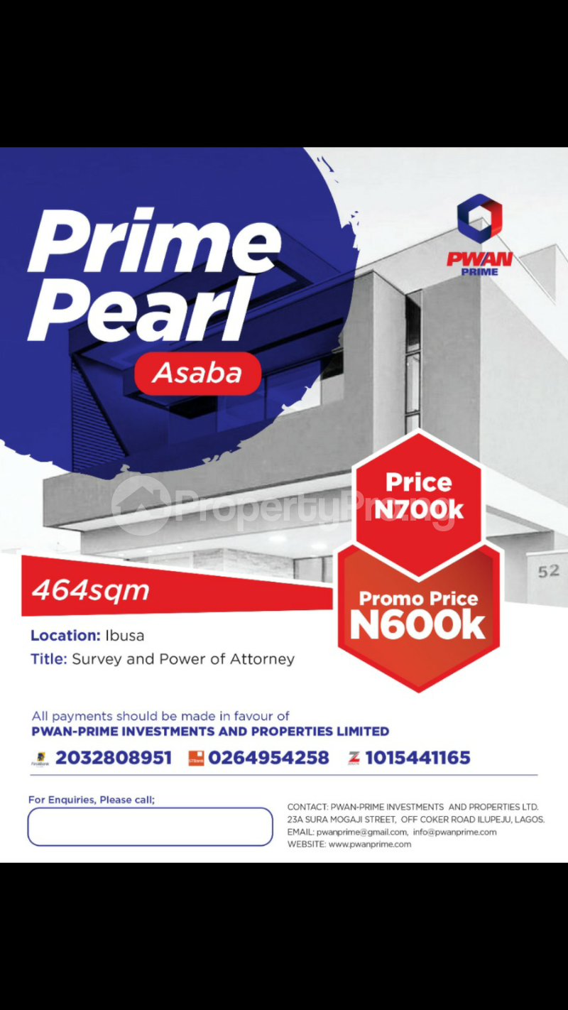 Land for sale Ibusa Asaba Delta