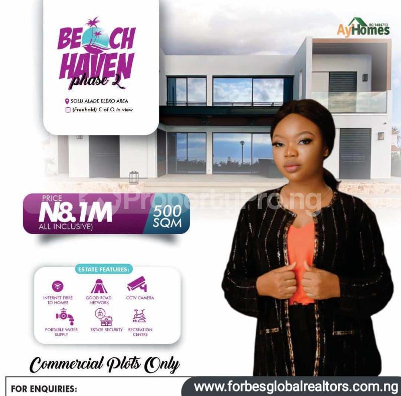 Commercial Property for sale Solu Alade, Eleko Eleko Ibeju-Lekki Lagos