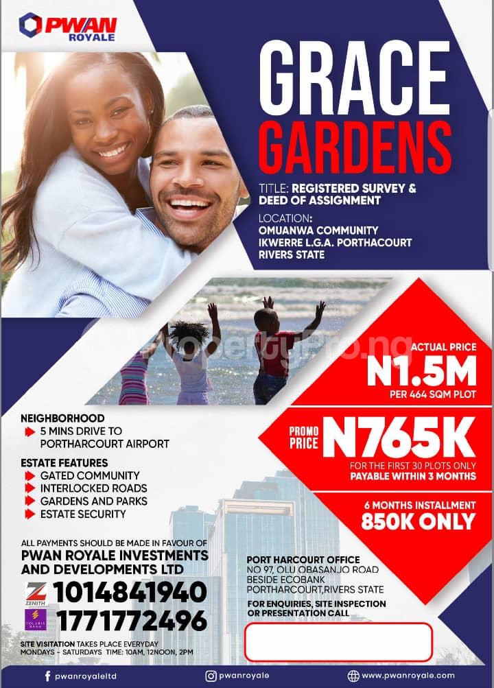 Land for sale River State Porthacourt Eliozu Port Harcourt Rivers