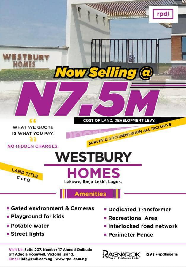 Land for sale Beechwood Estate Bogije Ibeju Lekki Lagos. Free Trade Zone Ibeju-Lekki Lagos