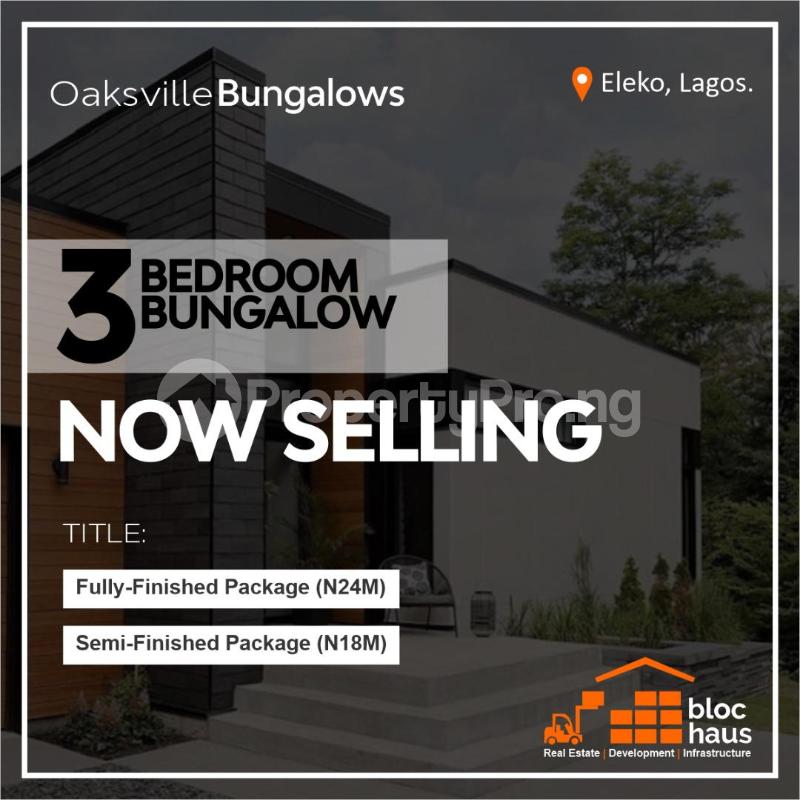 3 bedroom House for sale Five Oaks Residences Eleko Beach Road, Oakville Eleko Ibeju-Lekki Lagos