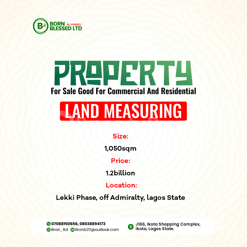 Land for sale Lekki Phase 1 Lekki Lagos