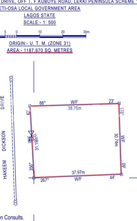 Land for sale Hakeem Dickson Lekki Phase 1 Lekki Lagos