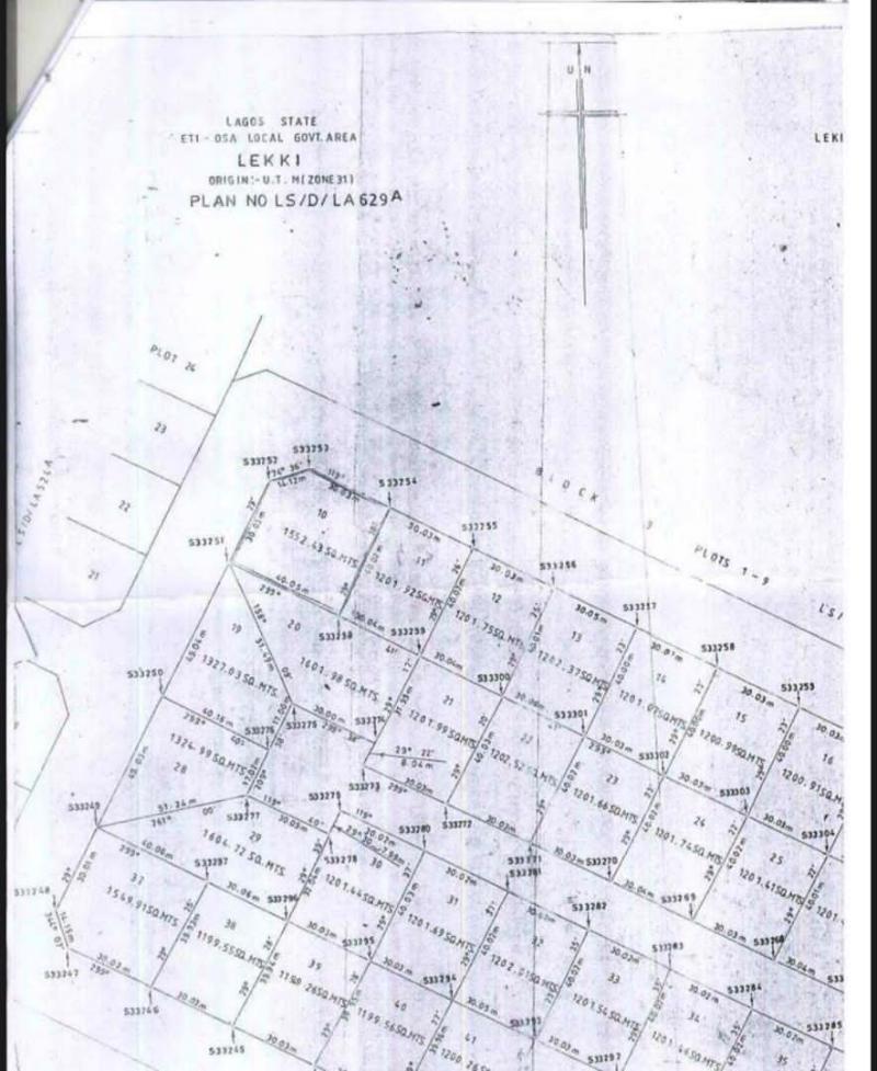 Land for sale Lekki Phase 1 Lekki Lagos