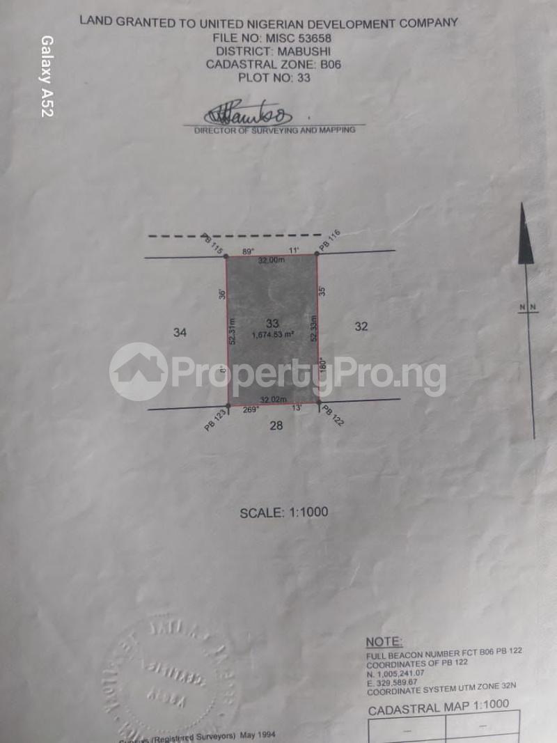 Land for sale Mabushi Abuja Mabushi Abuja - 0