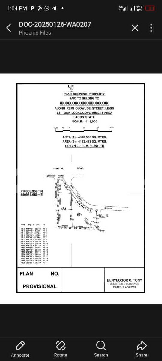 Land for sale Lekki Phase 1 Lekki Lagos
