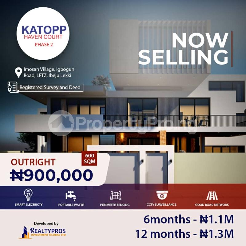 Land for sale Imosan Village Ibeju-Lekki Lagos