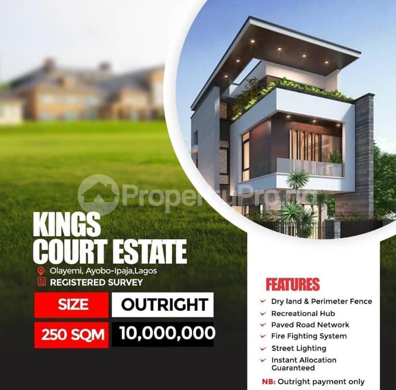 Land for sale Olayemi, Ayobo Ipaja Lagos Ayobo Ipaja Lagos