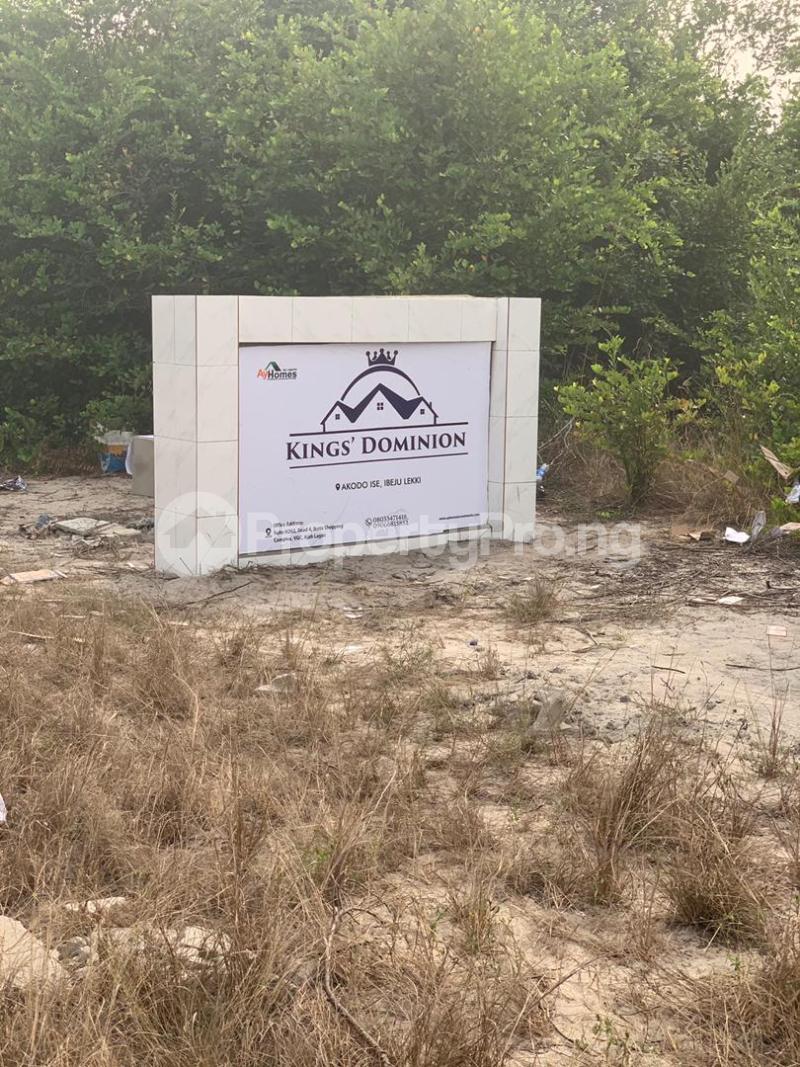 Land for sale 3 Minutes From La Campagne Tropicana Resort. Akodo Ise Ibeju-Lekki Lagos