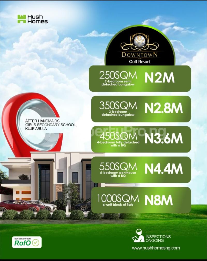 Land for sale Just After Handmaids Girls Secondary School Kuje Abuja