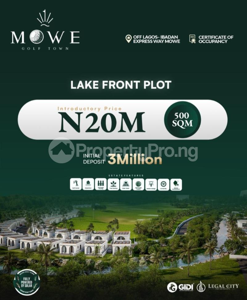 Land for sale Lagos Ibadan Expressway Mowe Obafemi Owode Ogun