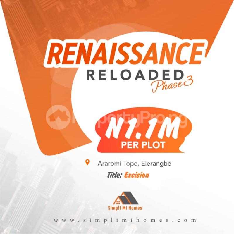 Land for sale Araromi Tope Eleranigbe Ibeju-Lekki Lagos