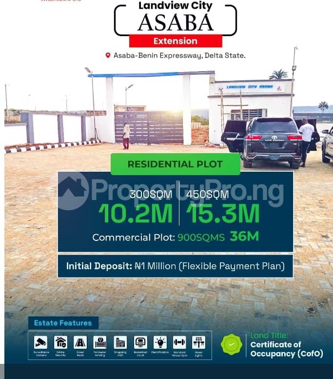 Land for sale Benin Expressway Asaba Delta - 0