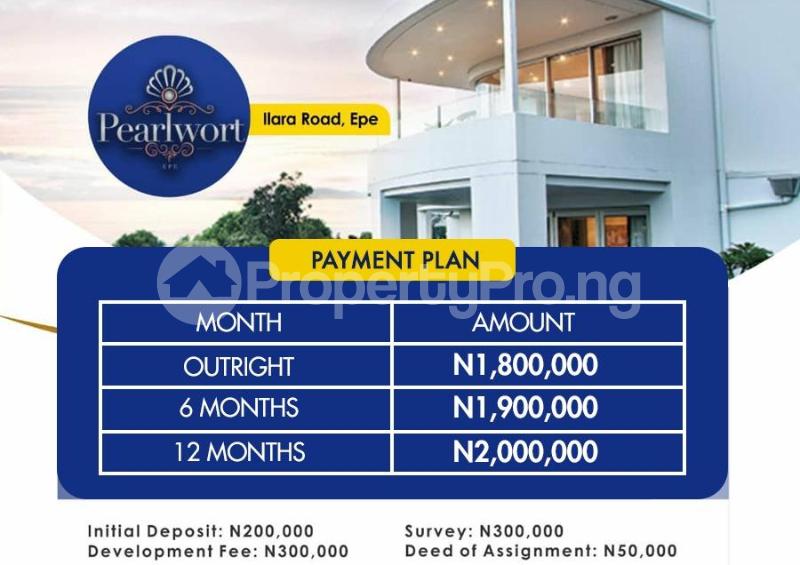 Land for sale Pearlwort, Ilara Road Epe Road Epe Lagos