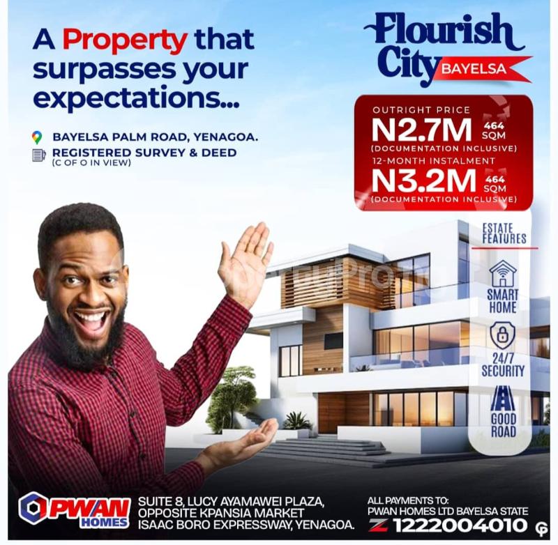 Land for sale Bayelsa Palm Road Yenegoa Bayelsa