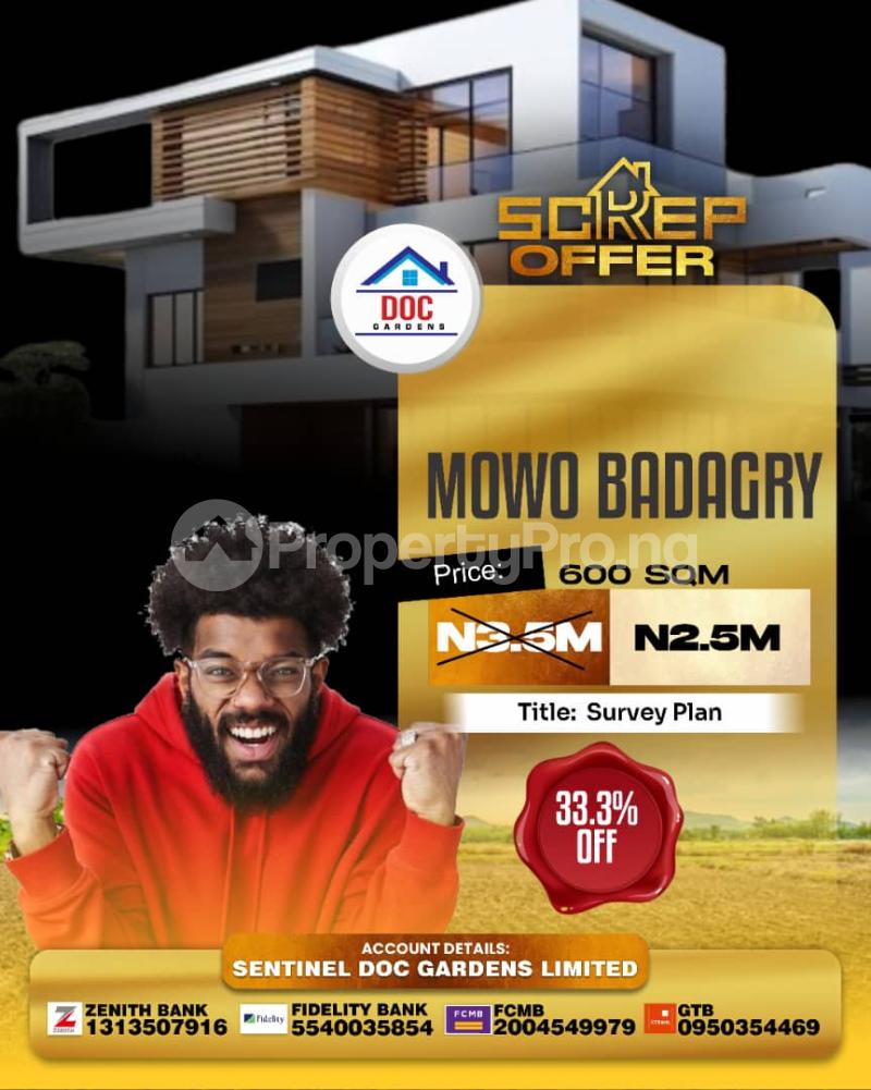 Land for sale Doc Garden Mowo Badagry Badagry Lagos