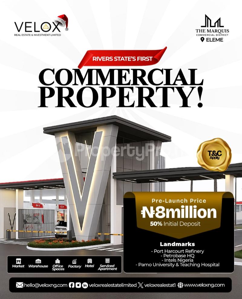 Land for sale Eleme Eleme Port Harcourt Rivers