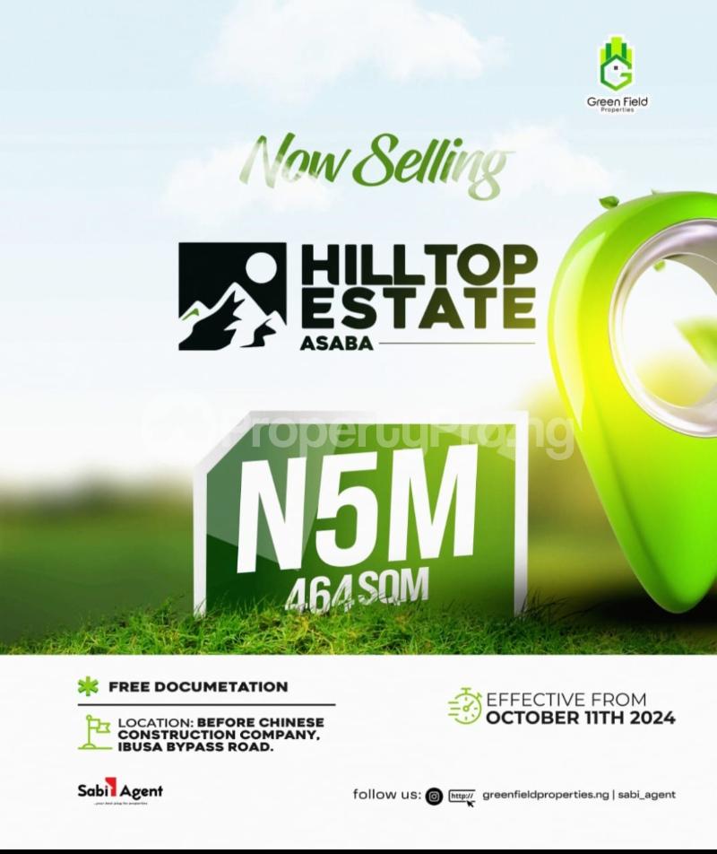 Land for sale Before Chinese Construction Company Asaba Delta