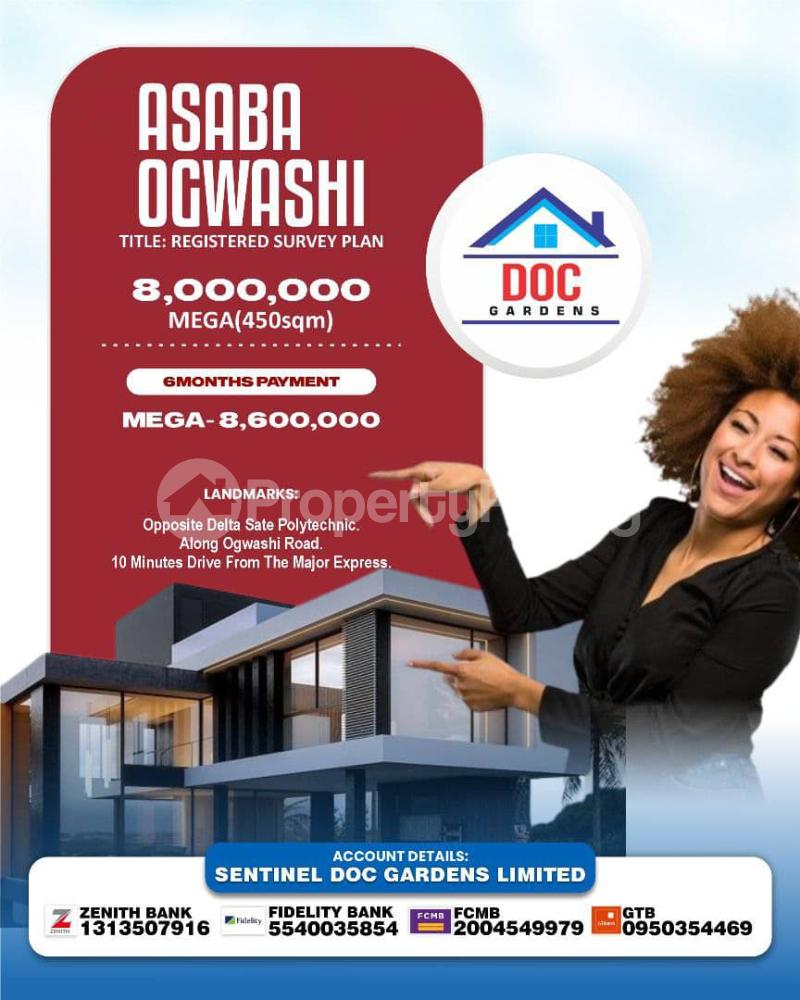 Land for sale Doc Gardens Asaba Ogwashi Aniocha South Delta - 0