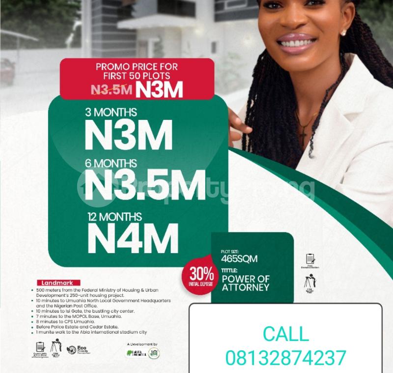 Land for sale Erote Ajata/ Ivy Supreme Estate Aba Abia