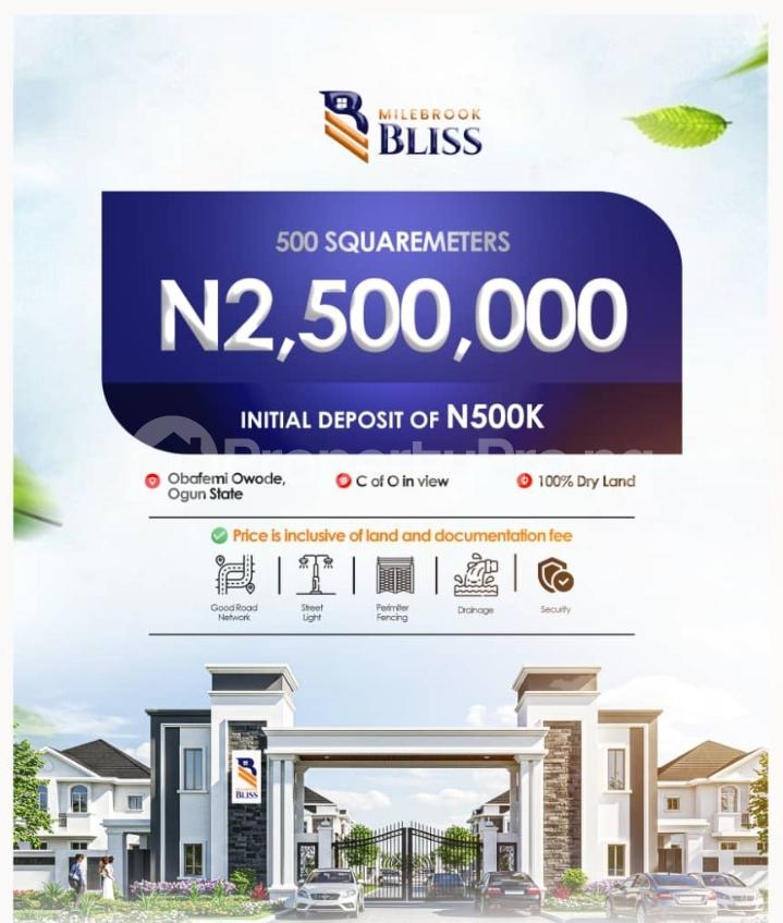 Land for sale Obafemi Owode Ogun - 1