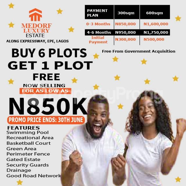 Land for sale Off Lekki-Epe Expressway Ajah Lagos