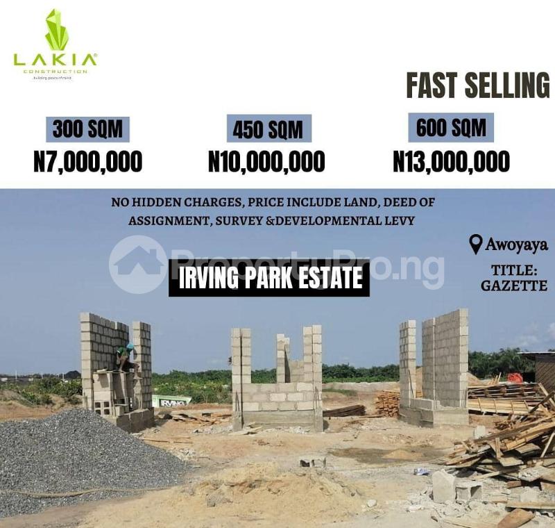 Land for sale Awoyaya Ajah Lagos - 0