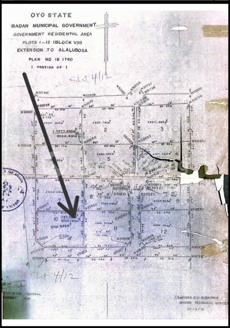 Land for sale Alalubosa Gra, Ibadan Oyo