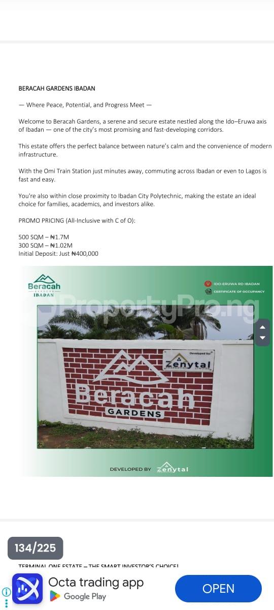 Land for sale Ibadan Oyo - 0