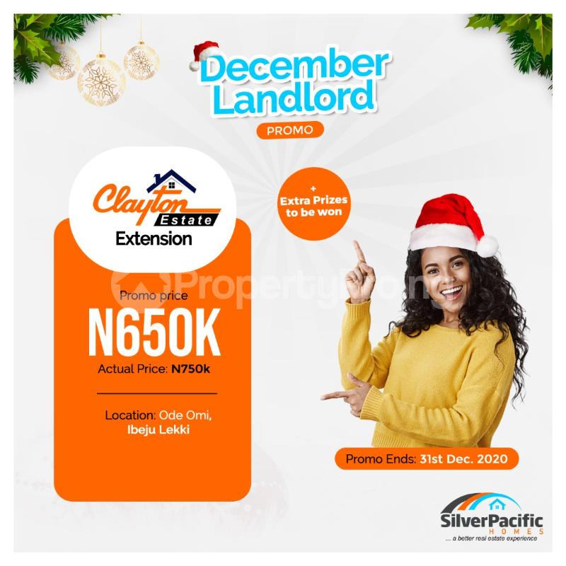 Land for sale Clayton Estate. Enjoy Awoof Discount Ibeju-Lekki Lagos