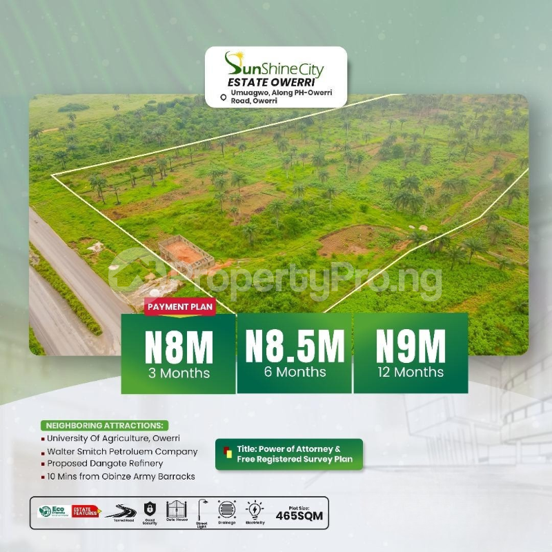 Land for sale Owerri Imo