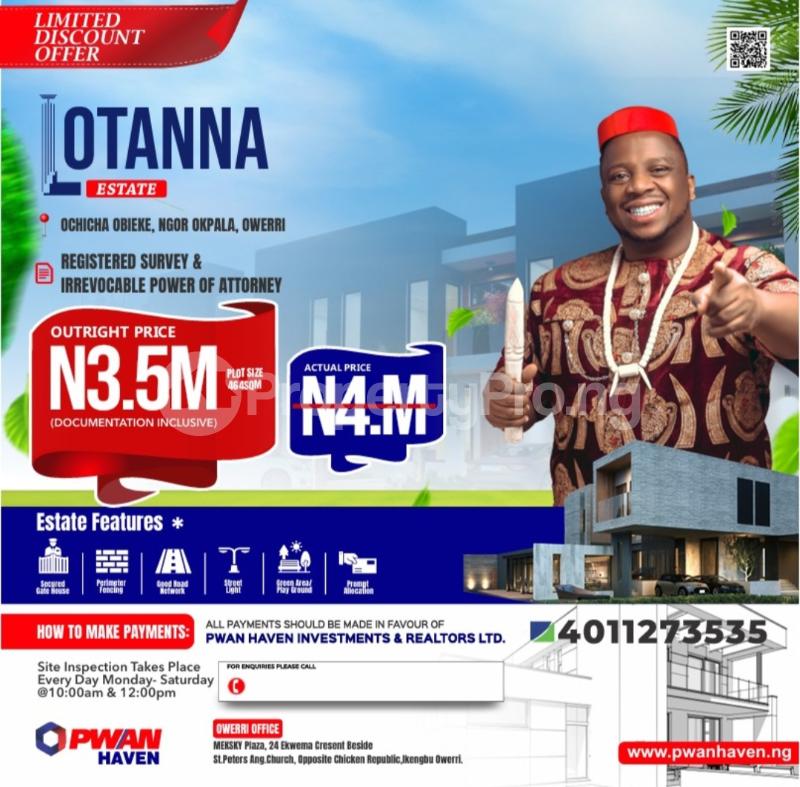 Land for sale Ochicha Ngo Okpala Ngor-Okpala Imo