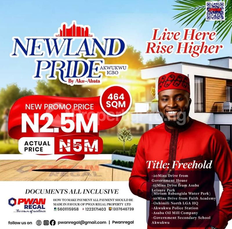 Land for sale Akukwu Igbo 20min From Government House Asaba Delta