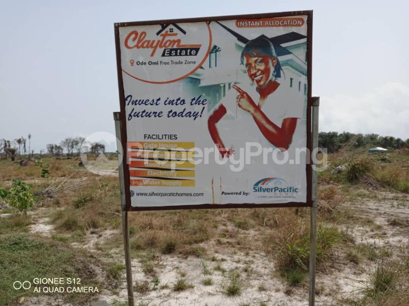 Land for sale Ode Omi Free Trade Zone Ibeju-Lekki Lagos