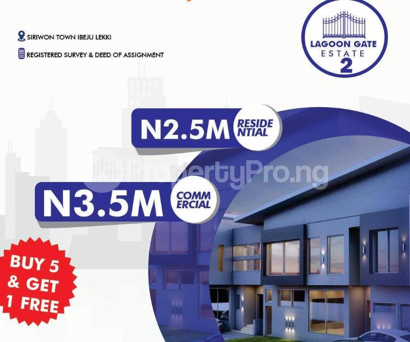 Land for sale Siriwon Town Ibeju-Lekki Lagos