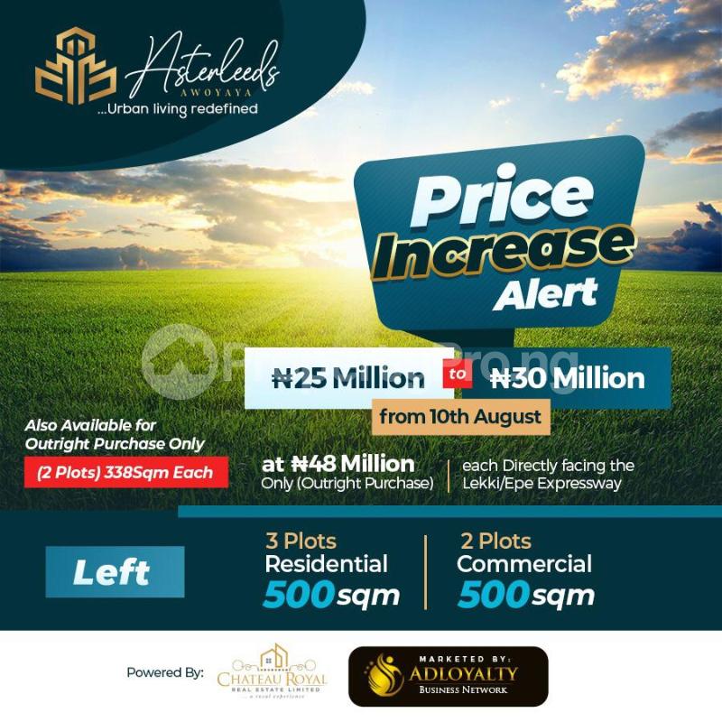 Land for sale Awoyaya Ajah Lagos - 0