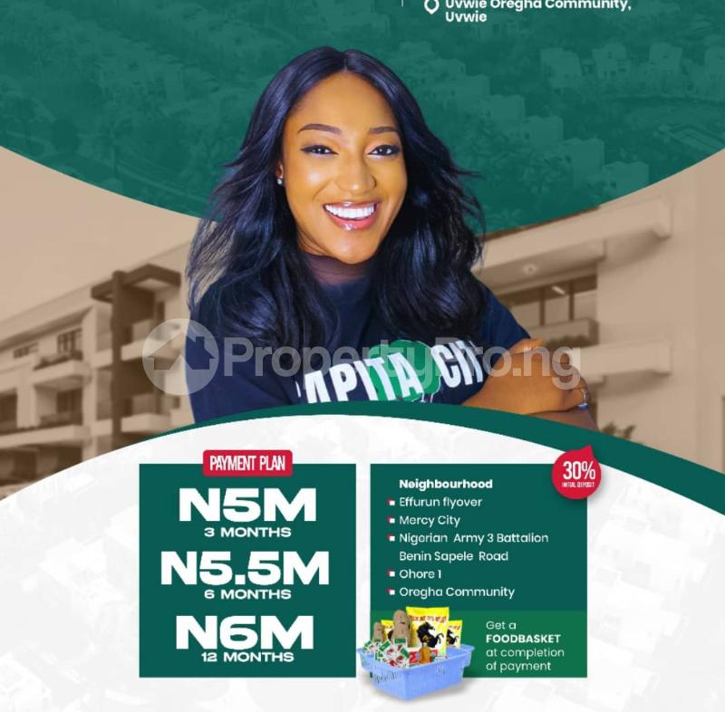 Land for sale Uvwie/ Coral Garden Estate/ Oregha Community Uvwie Delta