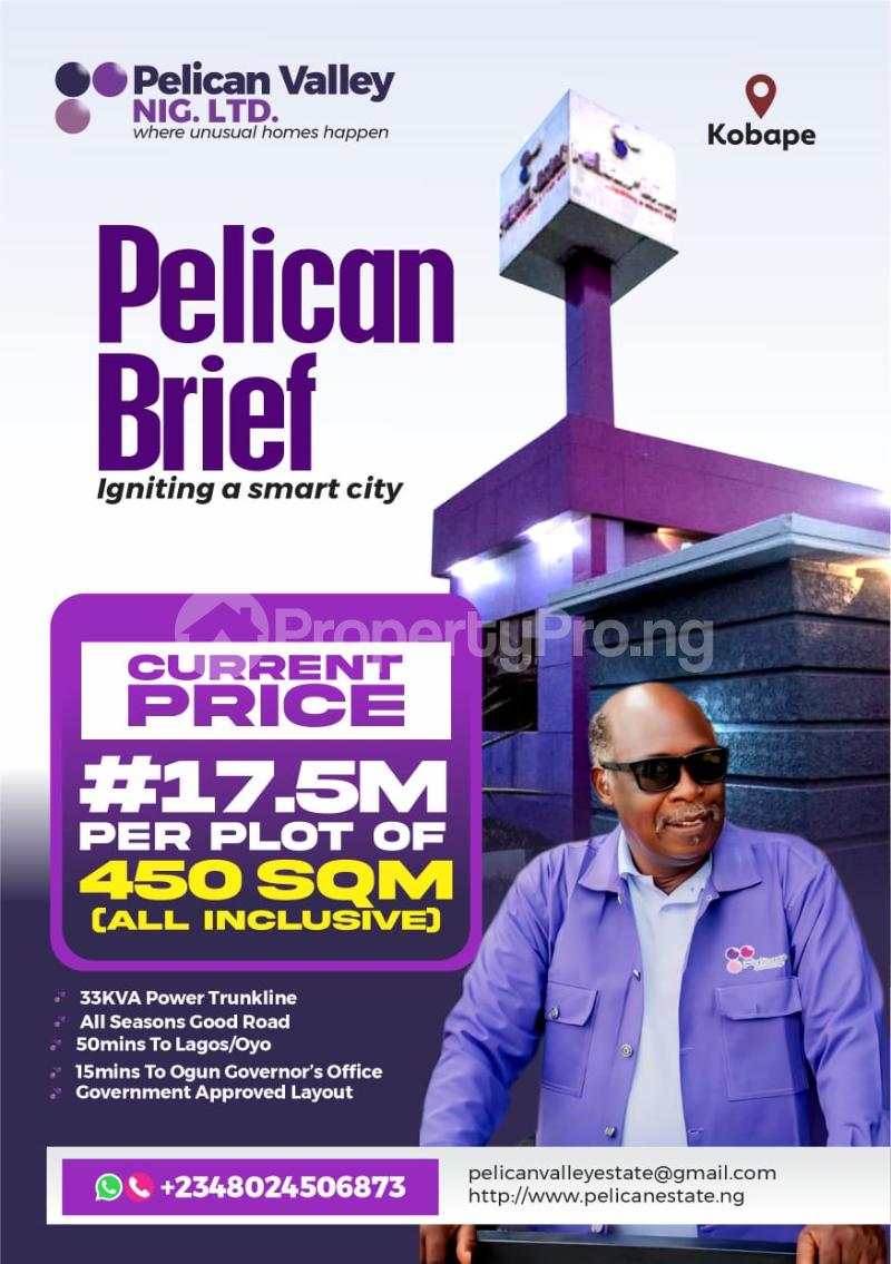 Land for sale Pelican Brief Estate, Masa Kobape Road Abeokuta North Ogun