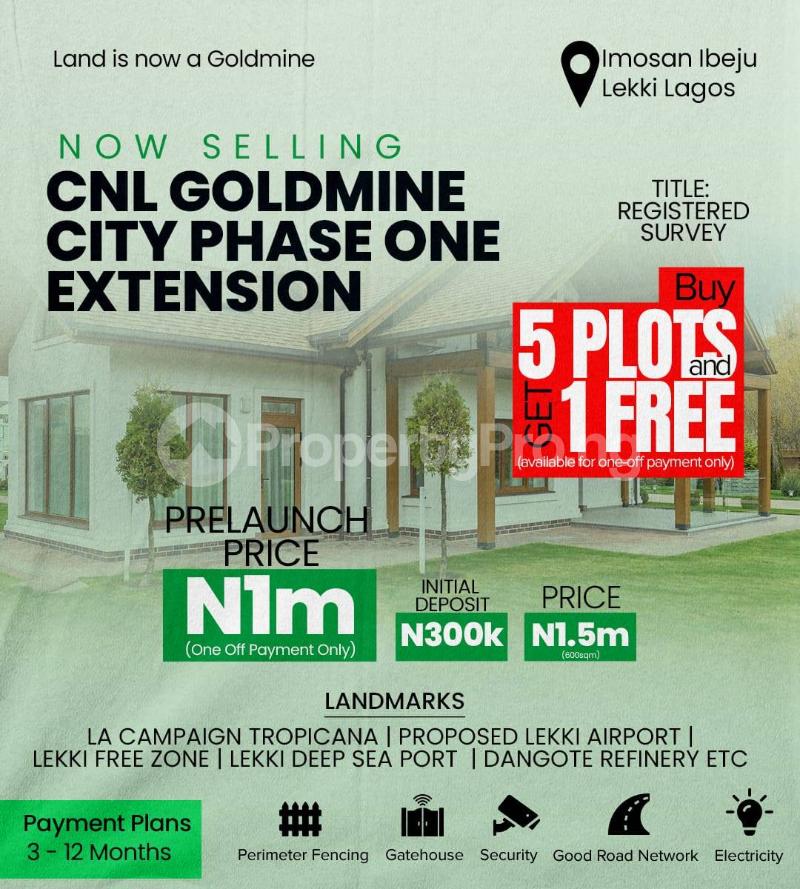 Land for sale Imosan Ibeju-Lekki Lagos