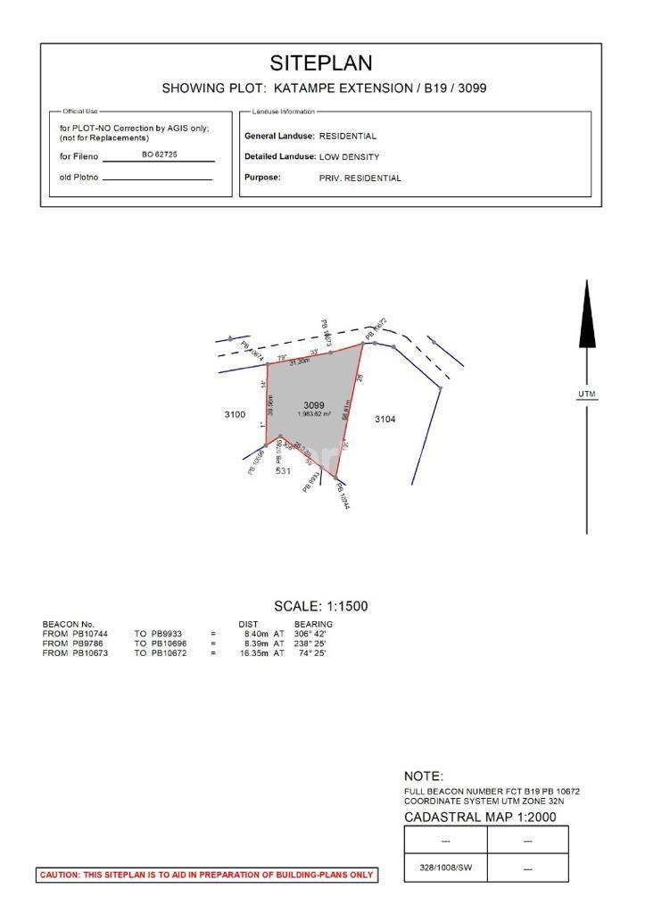 Land for sale Katampe Abuja - 0