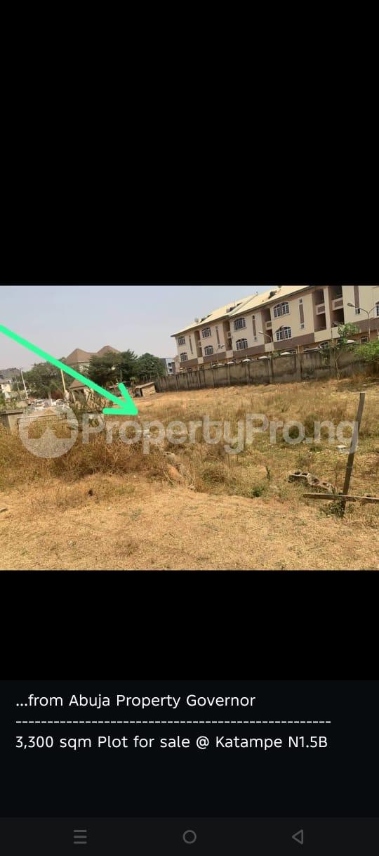 Land for sale Katampe Abuja