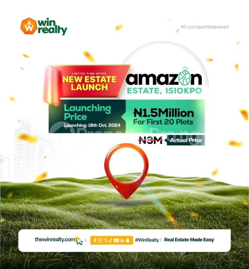 Land for sale Isiokpo Port Harcourt Rivers - 0