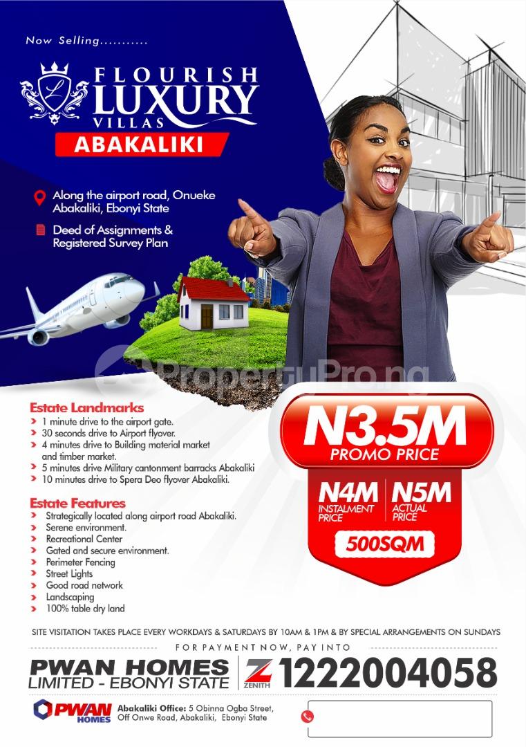 Land for sale Abakaliki Ebonyi - 0