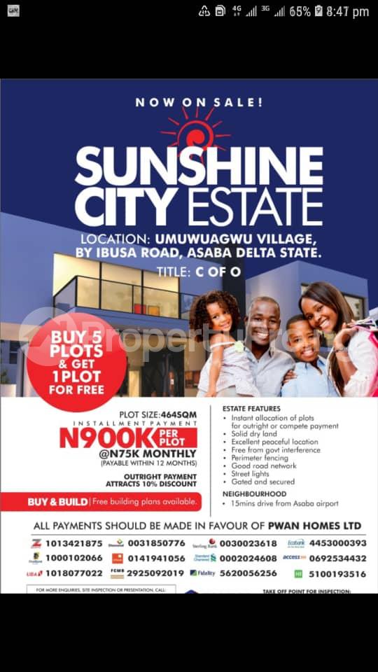 Land for sale Asaba Delta