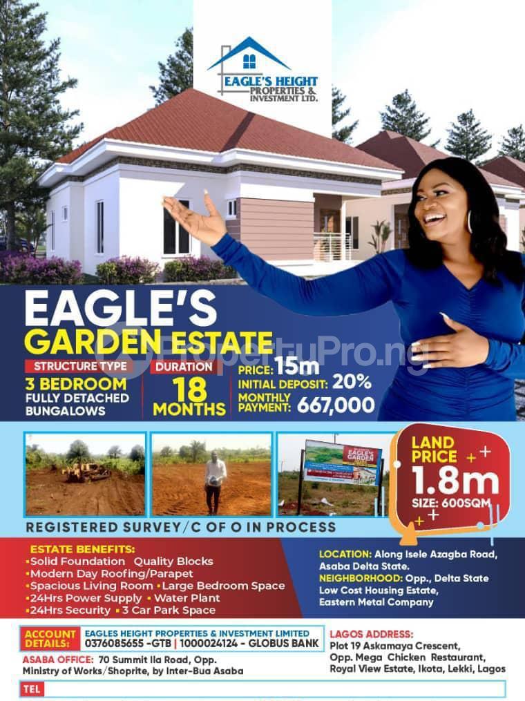 Land for sale Along Iselle Azagba Road Asaba Delta