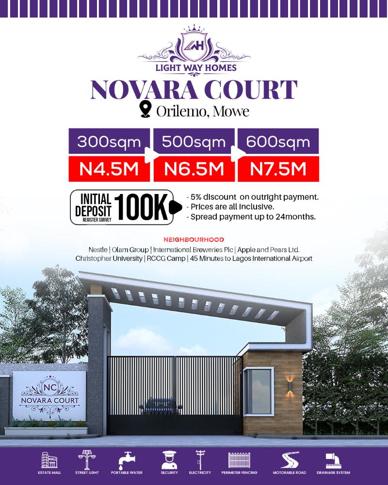 Land for sale Orilemo Town Mowe Ofada Mowe Obafemi Owode Ogun - 2