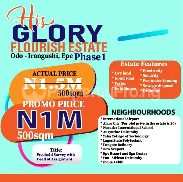 Land for sale Epe Road Epe Lagos