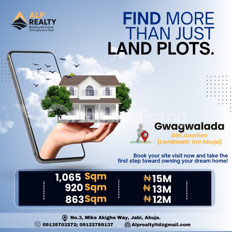 Land for sale Giri Junction Gwagwalada Abuja