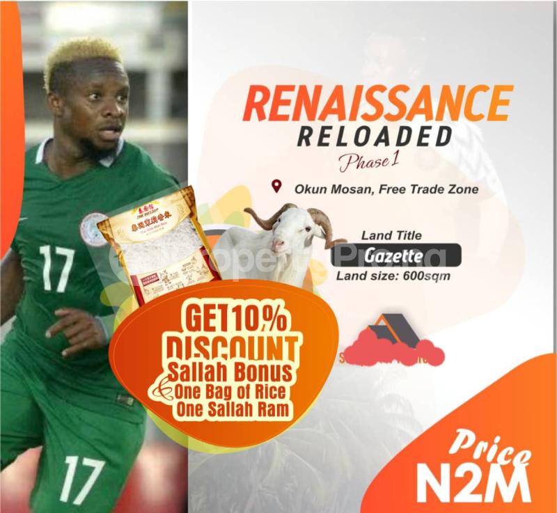 Land for sale   Free Trade Zone Ibeju-Lekki Lagos