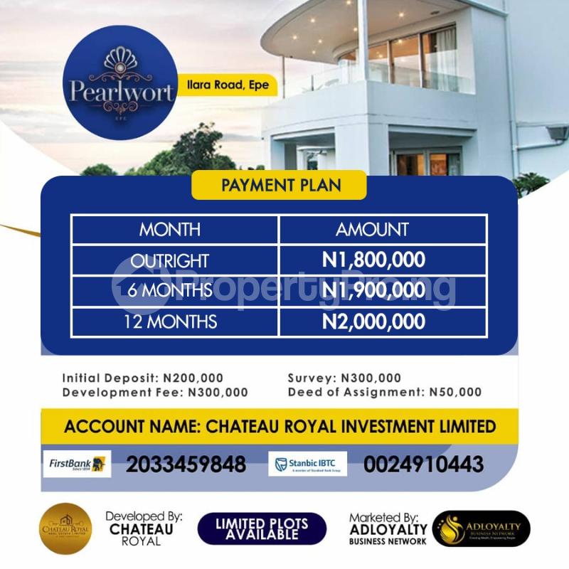 Land for sale Otedola Housing Estate Epe Lagos